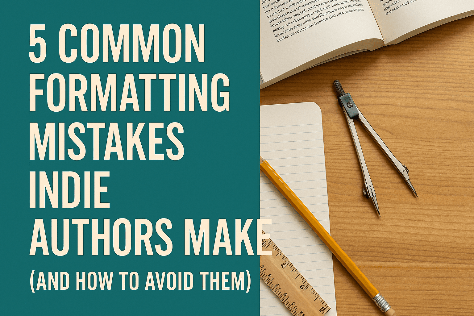 5 Common Book Formatting Mistakes Indie Authors Make