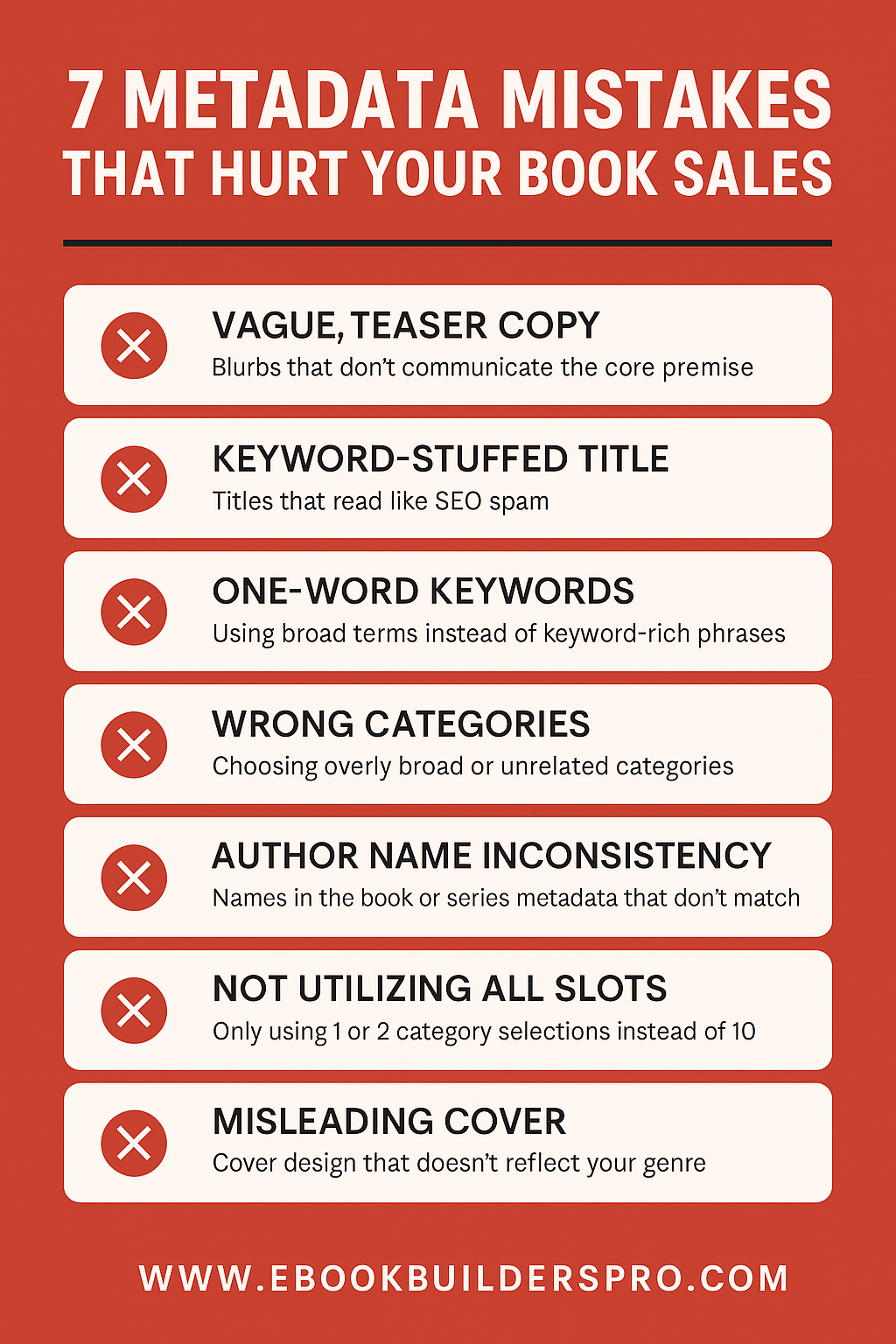 7 Metadata Mistakes Authors Make