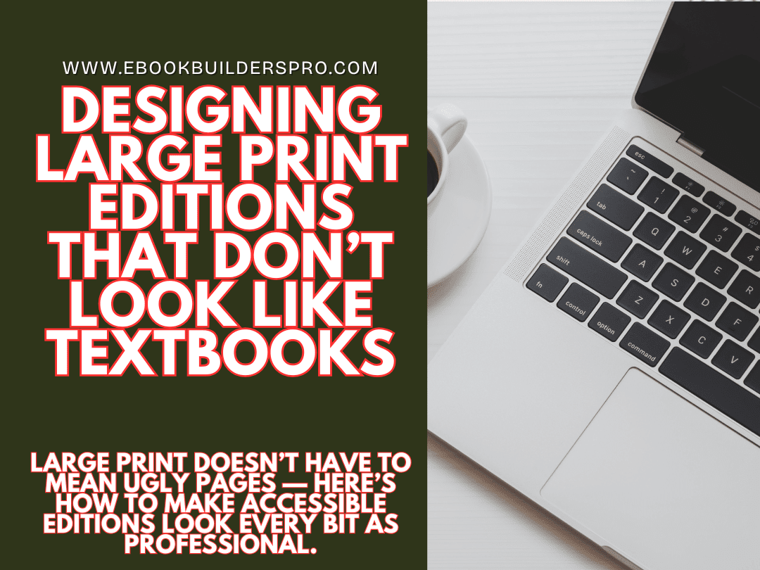 Designing Large Print Editions That Don’t Look Like Textbooks