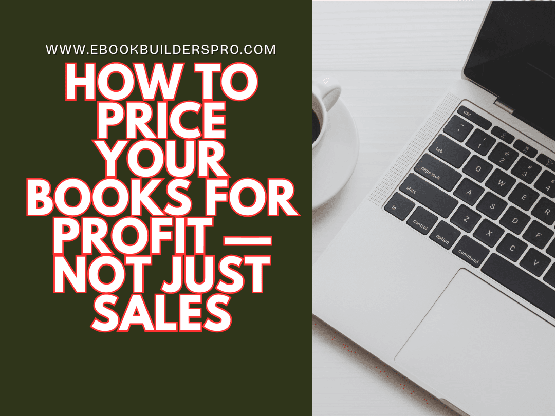How indie authors can price books for profit
