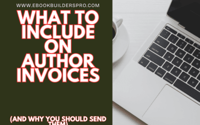 Author Invoices: What to Include